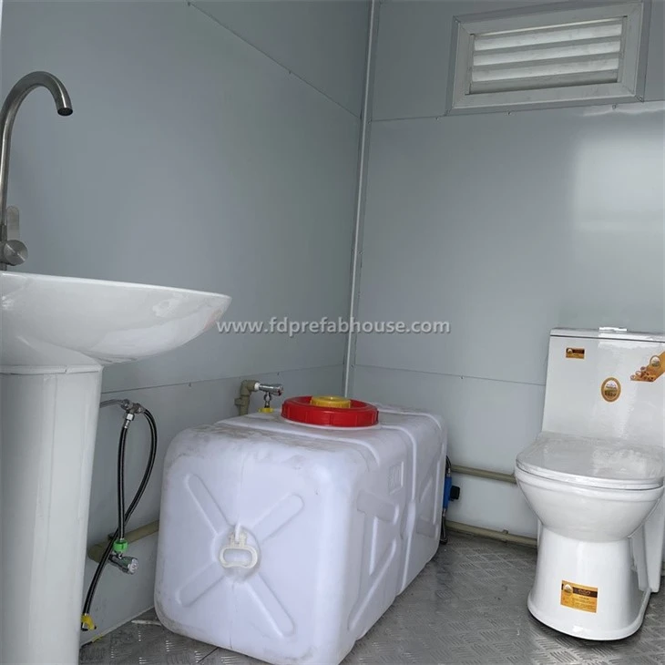 Mobile Double Squat Temporary Toilet